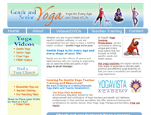 Tablet Screenshot of gentle-senioryoga.com